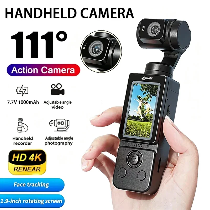X Sports Equipment - H877 4K Ручная стабилизирующая камера HD