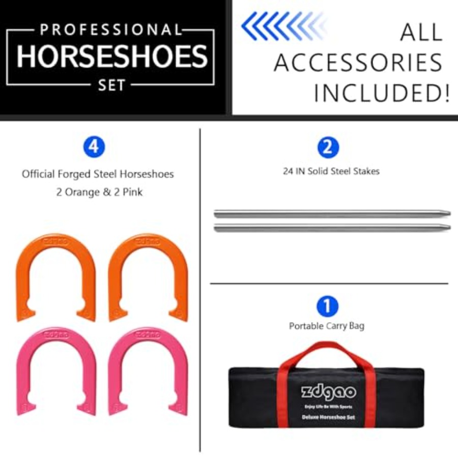 Набор для игр на открытом возд – обзор и цена Horseshoe Game Set