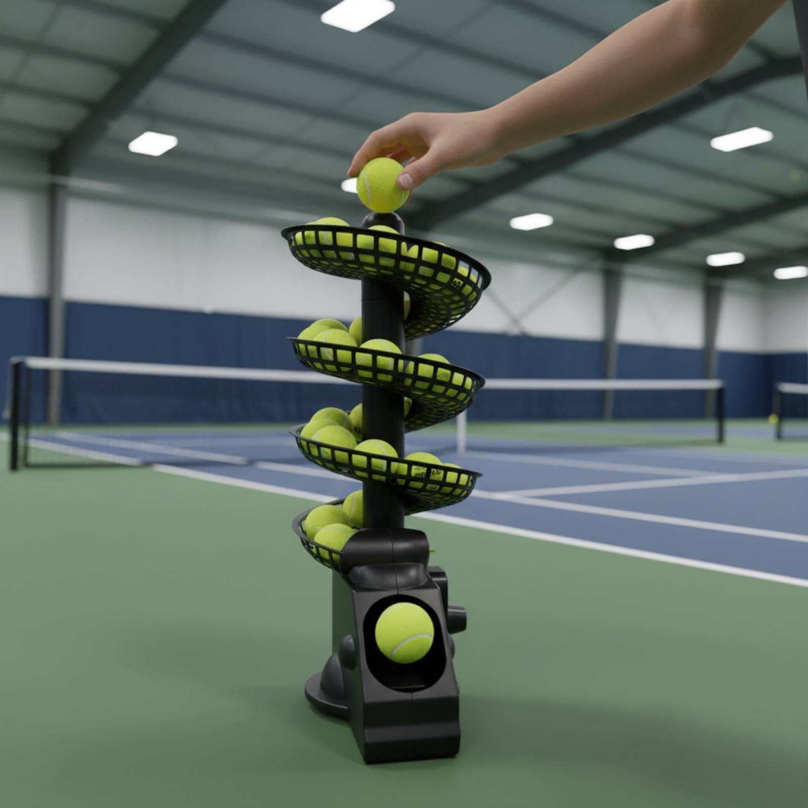 Портативная машина для подачи  – обзор и цена Sports Equipment Training