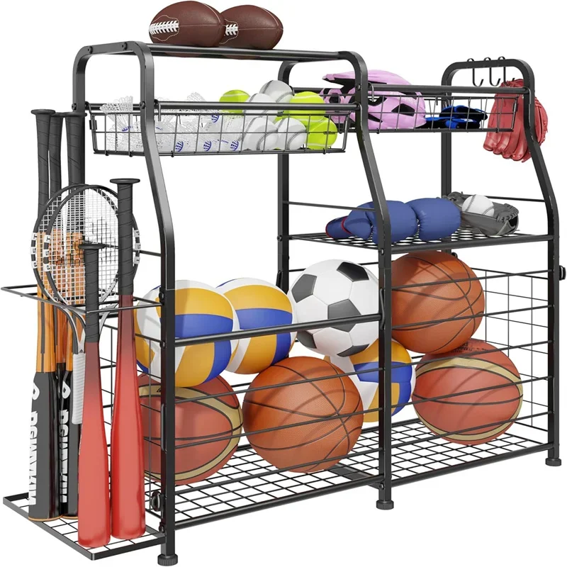 2026 Стойка для хранения мячей – обзор и цена Sports Equipment Garage Storage
